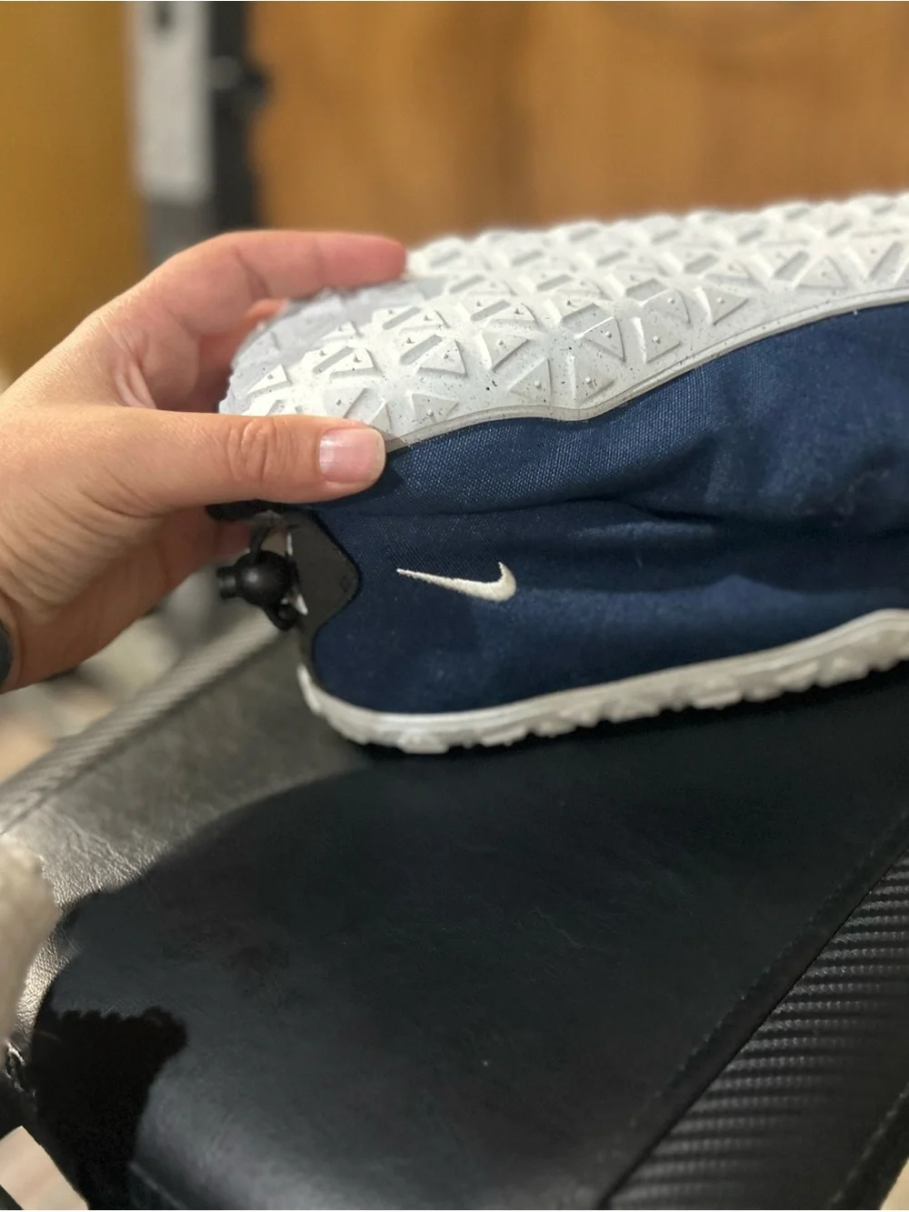 Nike Slip-On Moc in Navy and White Size 5.5